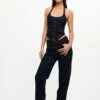 NYC HALTER TOP - DARK DENIM