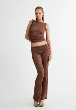 AMELIE PANT - CHESTNUT