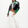 NUEVE BIKER JACKET - GREEN