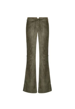DOWN FOR YOU SUEDE PANT - KHAKI