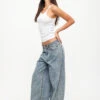 EIVISSA BAGGY JEAN - FADED DENIM