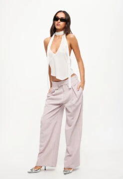 NYC PANT - PINK PINSTRIPE