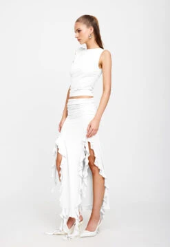 RENDEZVOUS SKIRT - WHITE