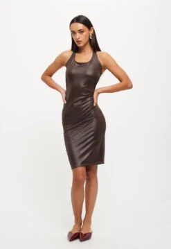 GWYNETH MIDI - CHOCOLATE