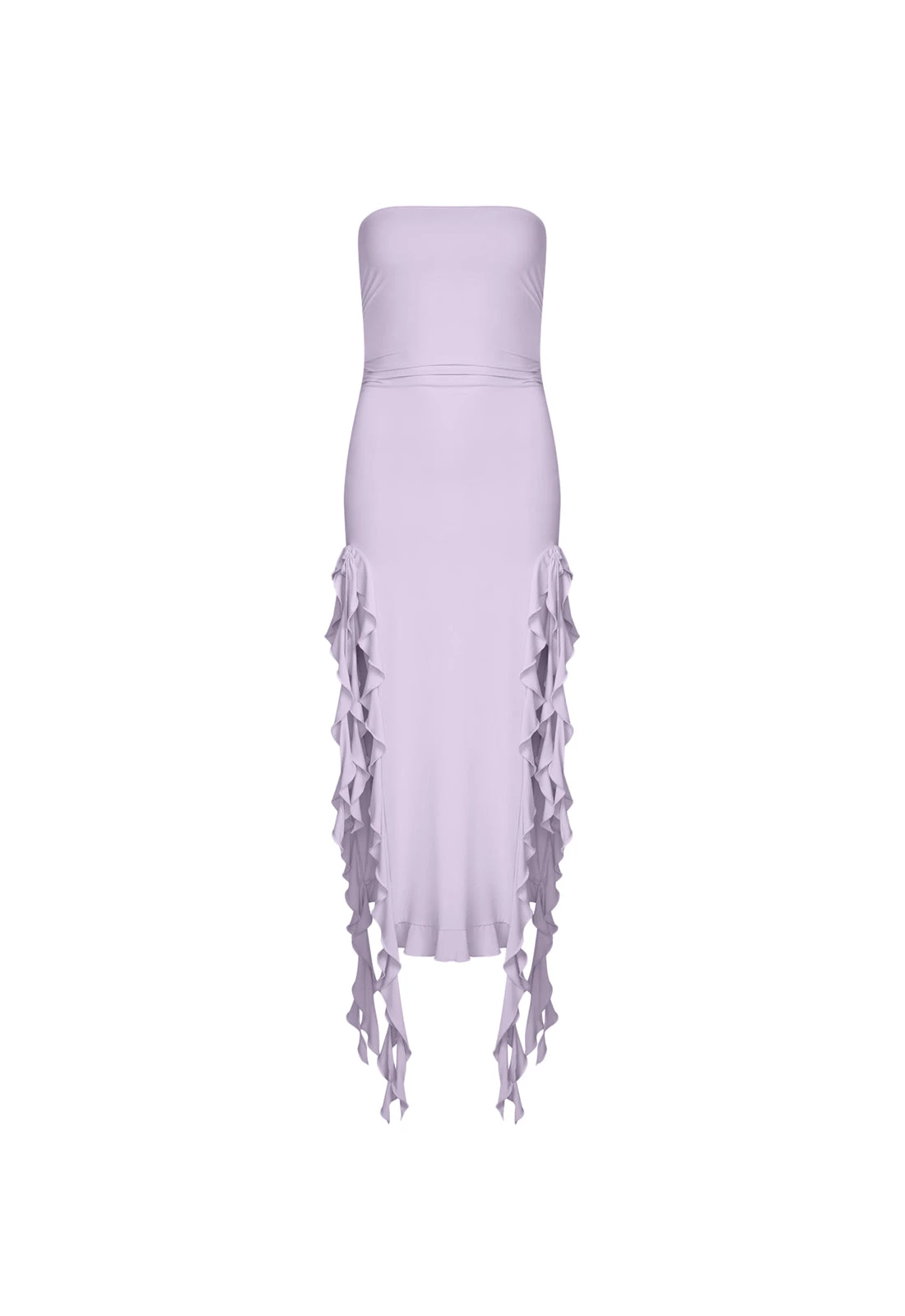 RENDEZVOUS STRAPLESS DRESS - LILAC - Image 5