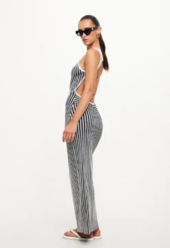 BLISSFUL MAXI DRESS - IVORY STRIPE