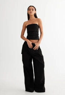 SMOKESHOW STRAPLESS TOP - ONYX