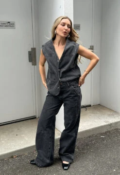 FREEDOM VEST - WASHED CHARCOAL